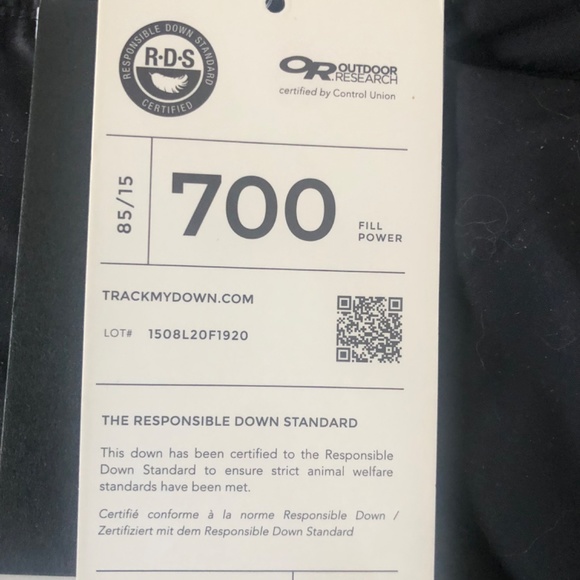 Outdoor research Coze down parka L New - Picture 2 of 4